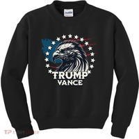 Trump Vance Victory Eagle Kids Sweatshirt thumb 0