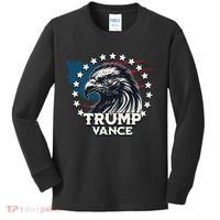 Trump Vance Victory Eagle Kids Long Sleeve Shirt thumb 0