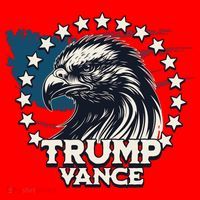 Trump Vance Victory Eagle Santa Hat thumb 1