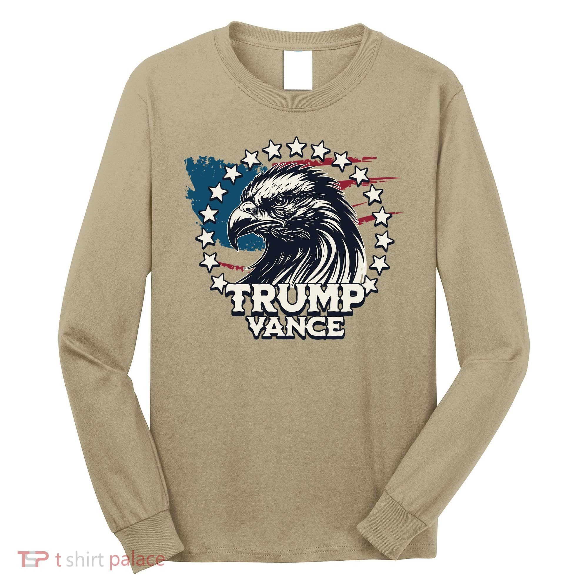 Trump Vance Victory Eagle Long Sleeve Shirt