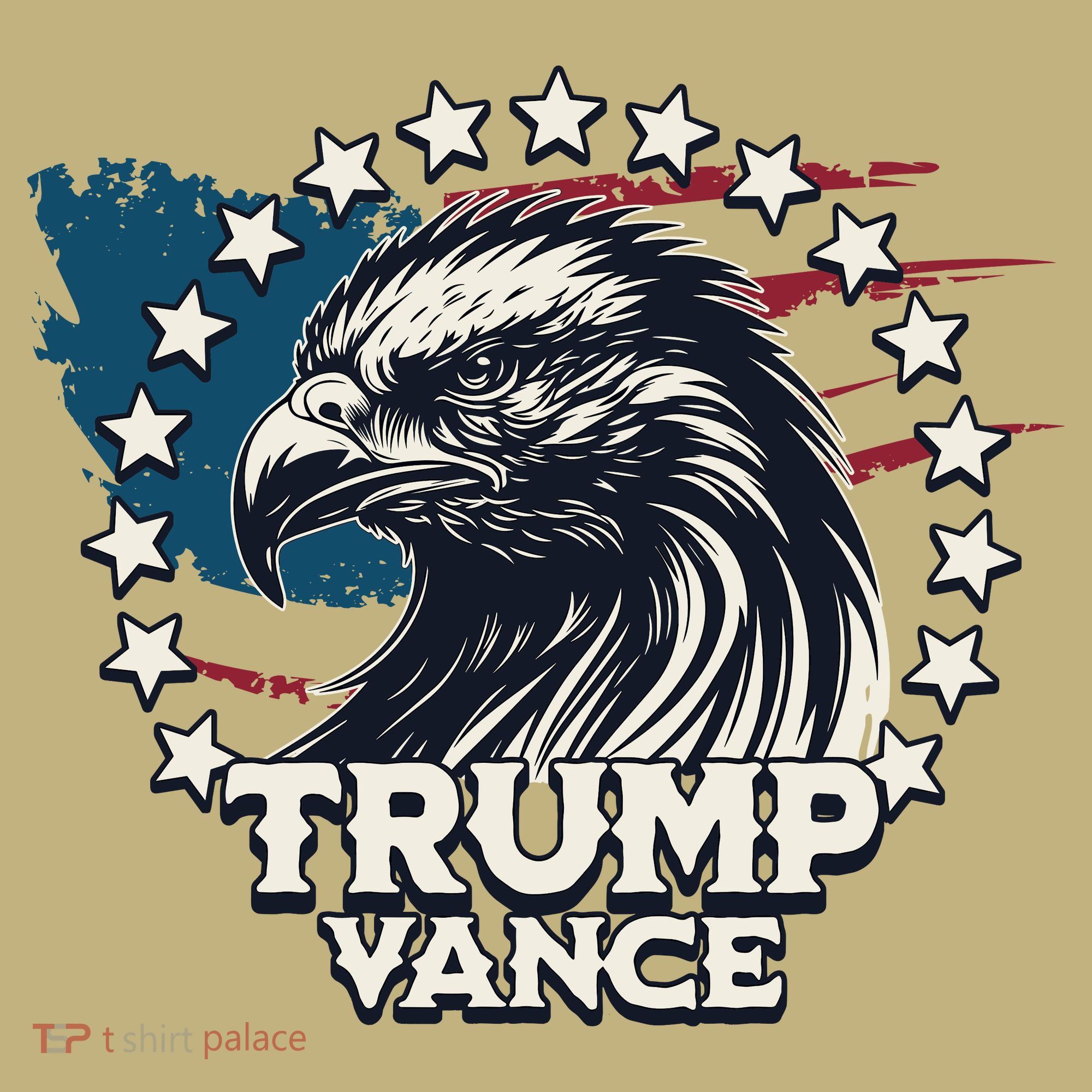 Trump Vance Victory Eagle Long Sleeve Shirt
