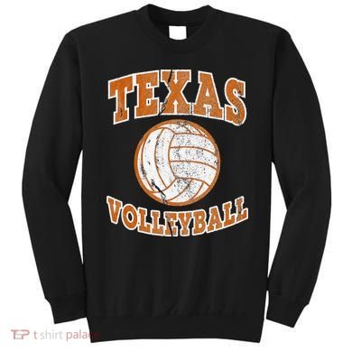 Texas Volleyball Vintage distressed  Sweatshirt
