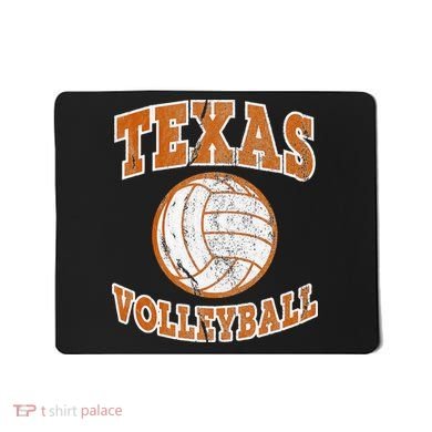 Texas Volleyball Vintage distressed  Mousepad