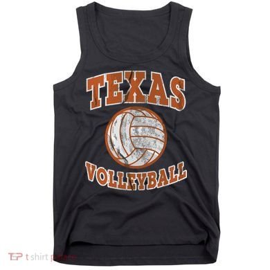 Texas Volleyball Vintage Distressed Tank Top