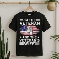 The Veterans Wife Proud American Veteran Wife T-Shirt thumb 2
