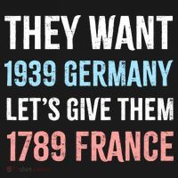 They Want 1939 Germany Let's Give Them 1789 France US Flag Women's Tank Top thumb 5