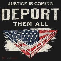 Trump Won 2024 Justice Is Coming Deport Them All Wall Women's Hoodie thumb 2