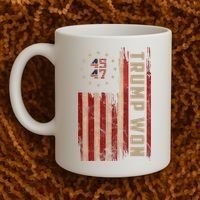 Trump Won 2024 45 47th President Usa Flag Coffee Mug thumb 2