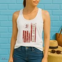 Trump Won 2024 45 47th President Usa Flag Women's Tank Top thumb 2