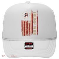 Trump Won 2024 45 47th President Usa Flag Hat thumb 0