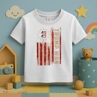 Trump Won 2024 45 47th President Usa Flag Toddler T-Shirt thumb 3