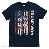 Trump Won 45 47 T-Shirt thumb 0