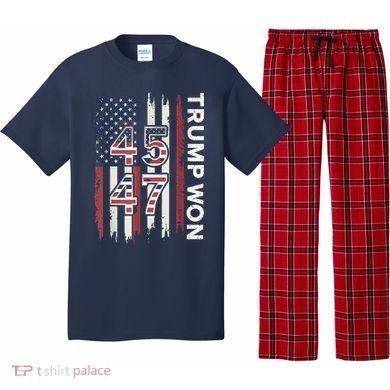 Trump Won 45 47 Pajama Set