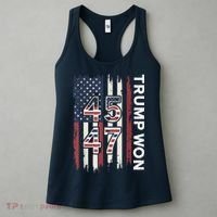 Trump Won 45 47 Women's Tank Top thumb 3