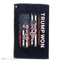 Trump Won 45 47 Golf Towel thumb 0