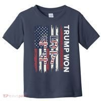 Trump Won 45 47 Toddler T-Shirt thumb 0