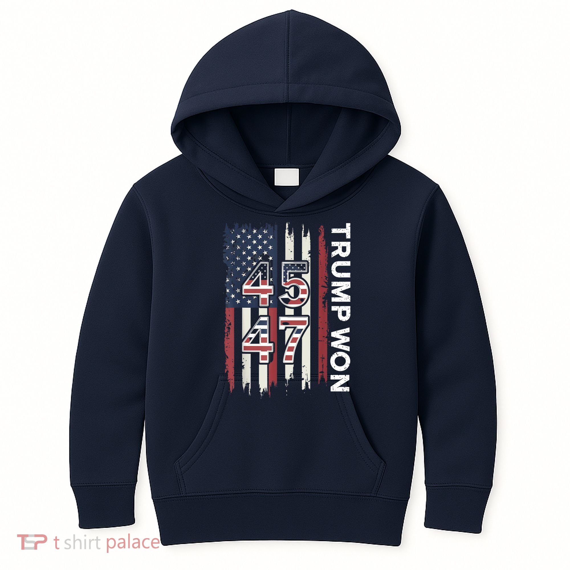 Trump Won 45 47 Kids Hoodie