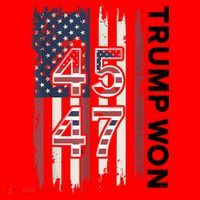 Trump Won 45 47 Santa Hat thumb 1