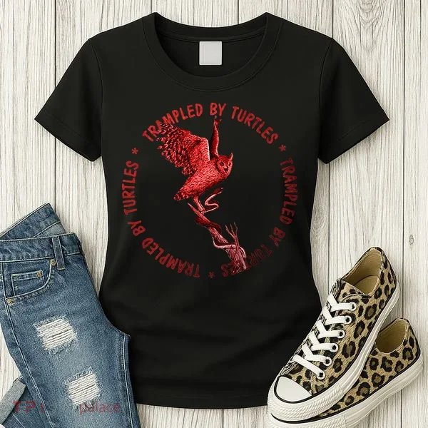 Turtles With Alpenglow Sunset By Trampled Women's T-Shirt