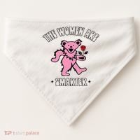 The Women Are Dancing Bear Smarter USA-Made Doggie Bandana thumb 0