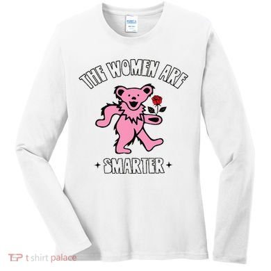 The Women Are Dancing Bear Smarter Women's Long Sleeve Shirt