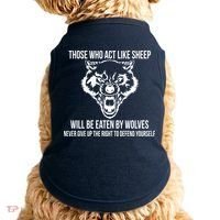 Those Who Act Like Sheep Eaten By Wolves Doggie Tank thumb 0