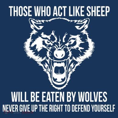 Those Who Act Like Sheep Eaten By Wolves Sweatshirt Cinch Pack Bag