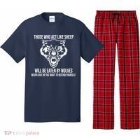 Those Who Act Like Sheep Eaten By Wolves Pajama Set thumb 0
