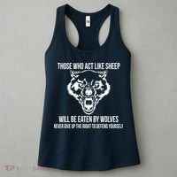 Those Who Act Like Sheep Eaten By Wolves Women's Tank Top thumb 3