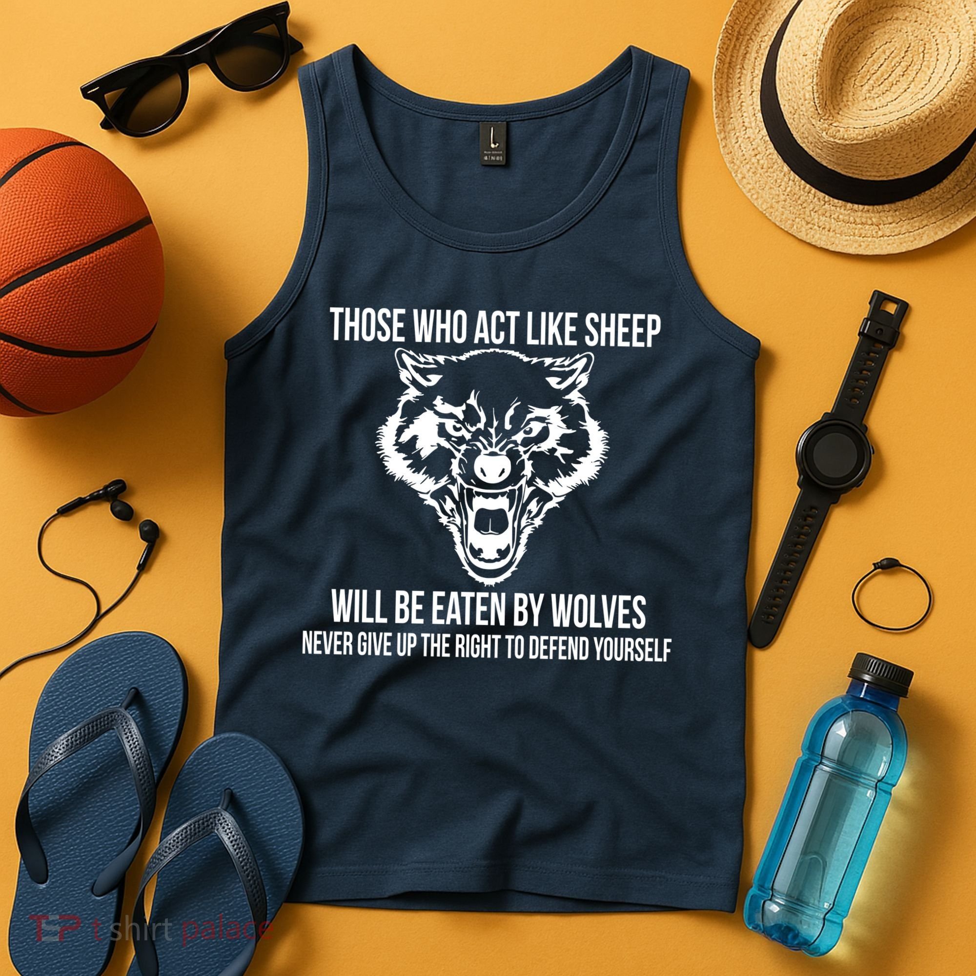 Those Who Act Like Sheep Eaten By Wolves Tank Top