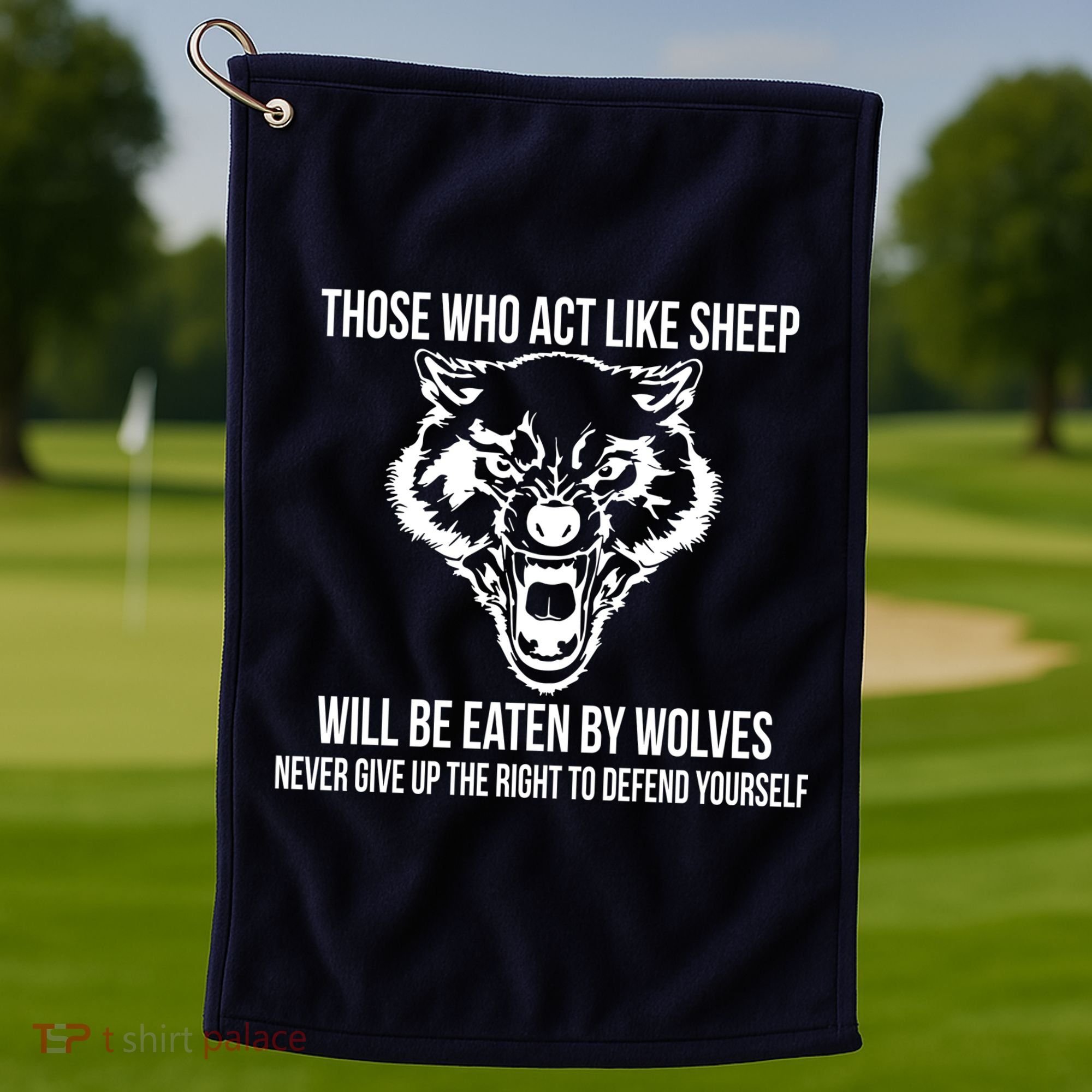 Those Who Act Like Sheep Eaten By Wolves Golf Towel