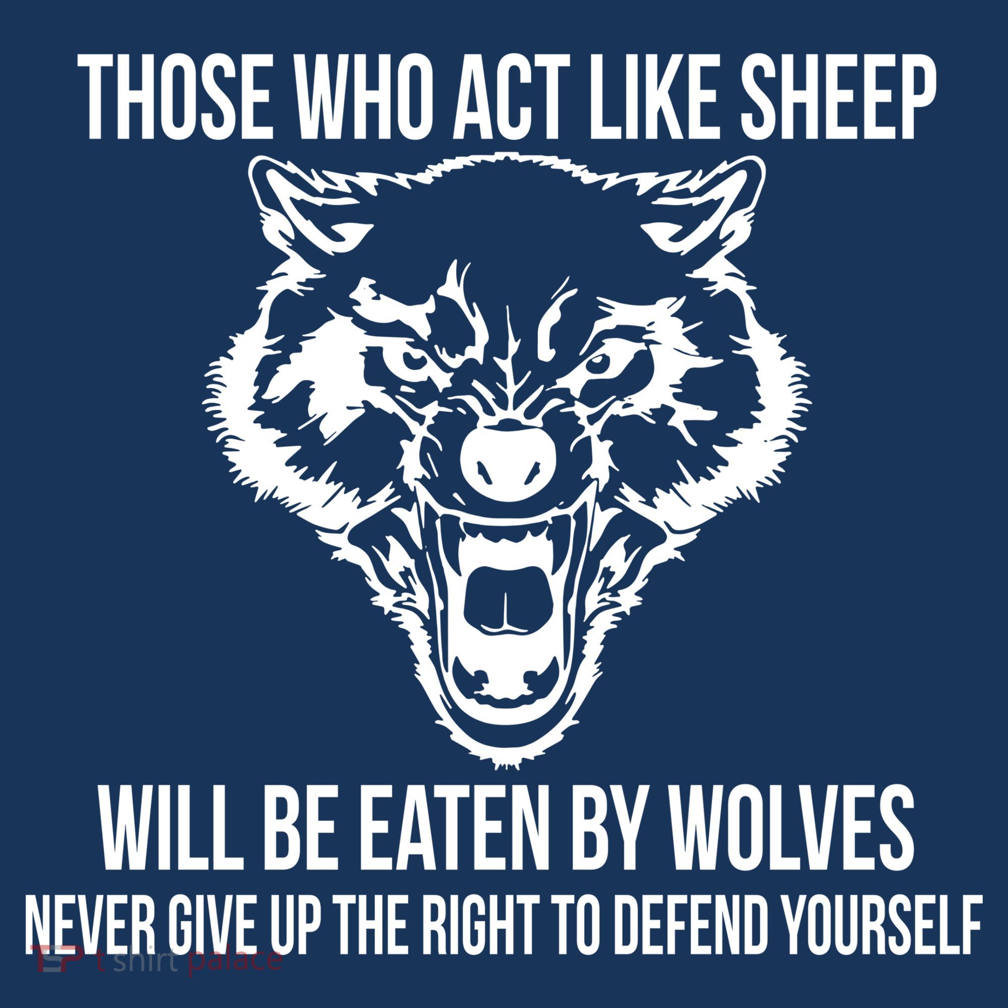 Those Who Act Like Sheep Eaten By Wolves Visor