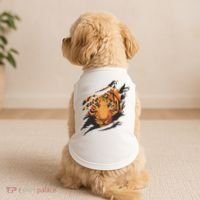 Tiger Wild Animal Ripped Doggie Tank thumb 2