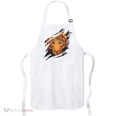 Tiger Wild Animal Ripped Apron