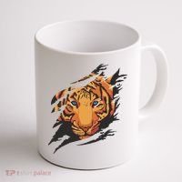 Tiger Wild Animal Ripped Coffee Mug thumb 1