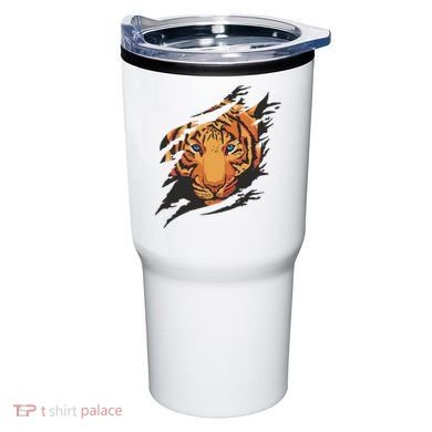 Tiger Wild Animal Ripped Tumbler