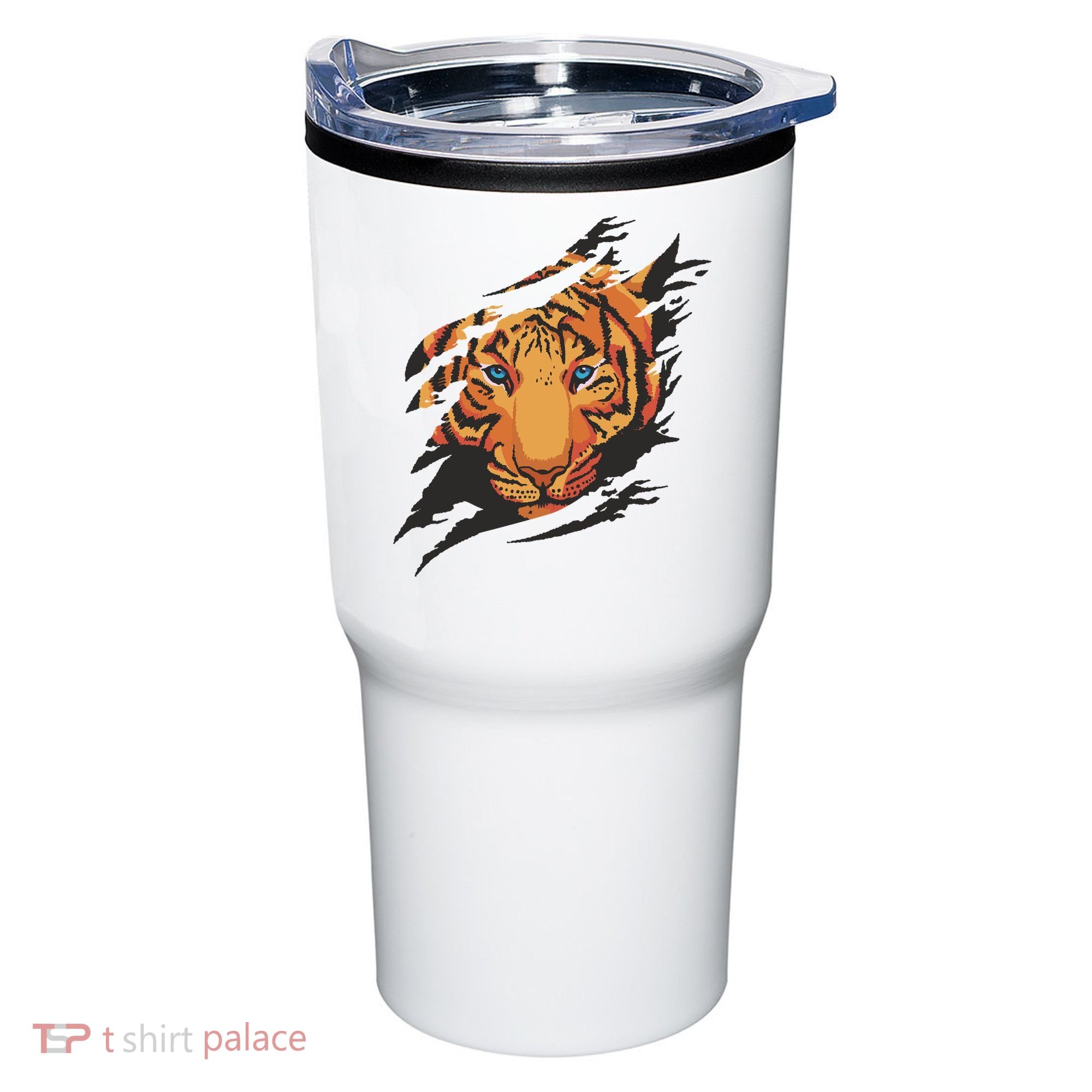 Tiger Wild Animal Ripped Tumbler