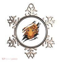 Tiger Wild Animal Ripped Ornament thumb 0
