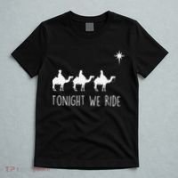 Three Wise and the North Star Tonight We Ride Christmas  T-Shirt thumb 5