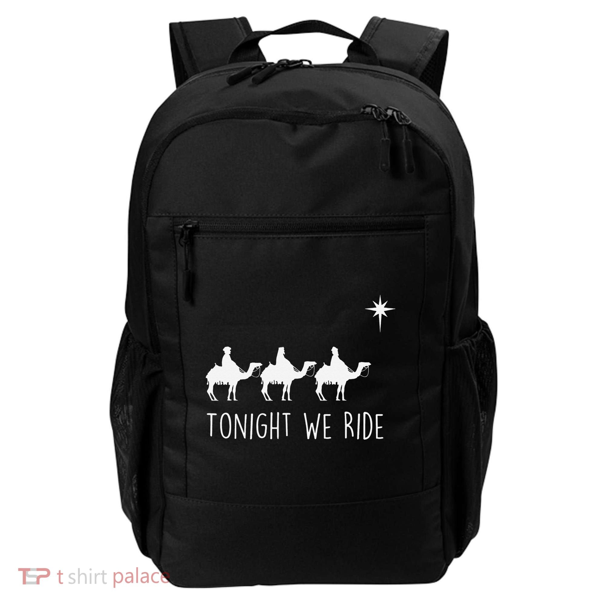 Three Wise and the North Star Tonight We Ride Christmas  Backpack