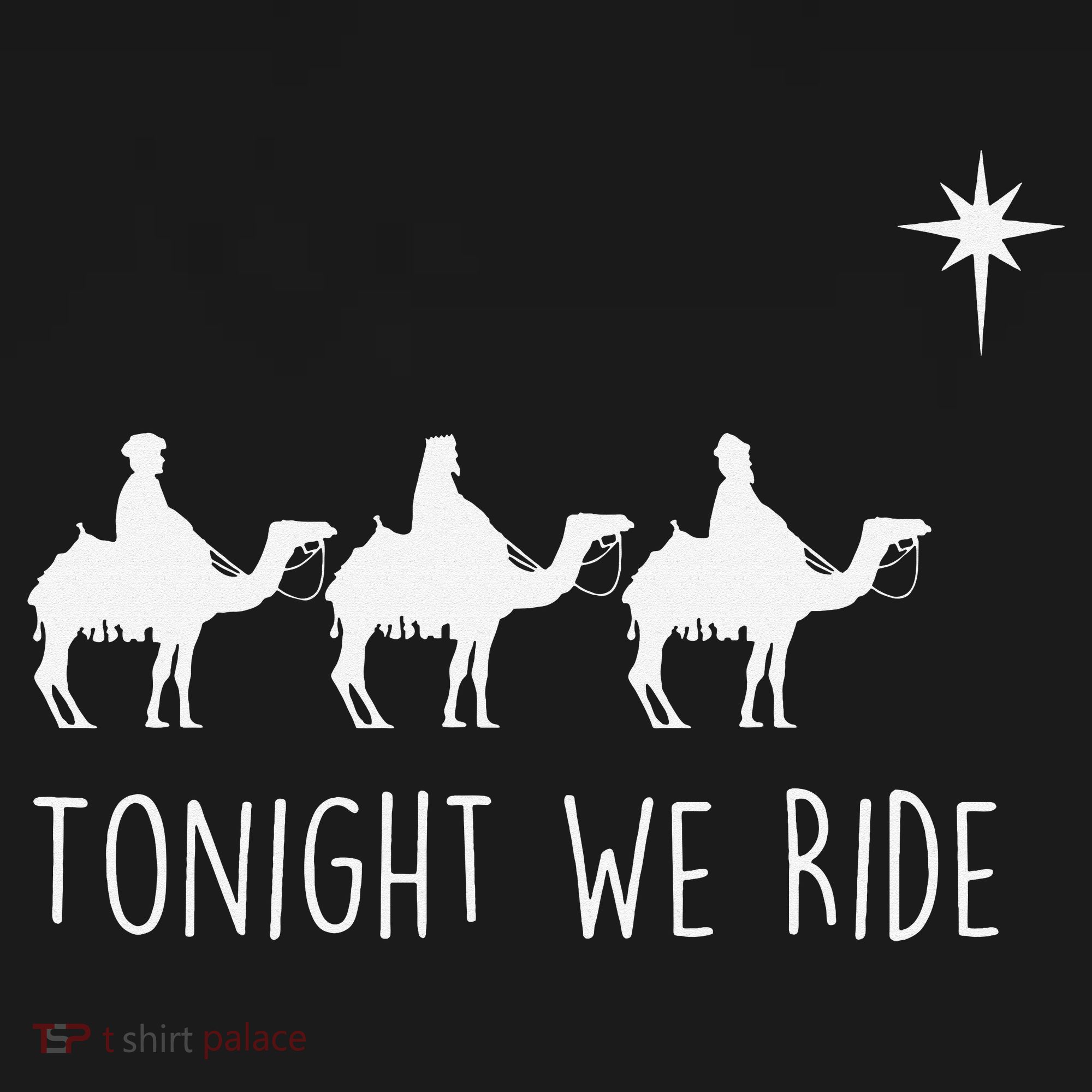 Three Wise and the North Star Tonight We Ride Christmas  Women's Tank Top