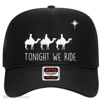 Three Wise and the North Star Tonight We Ride Christmas  Hat