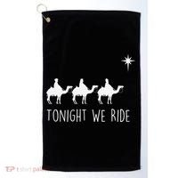 Three Wise and the North Star Tonight We Ride Christmas  Golf Towel thumb 0