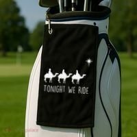 Three Wise and the North Star Tonight We Ride Christmas  Golf Towel thumb 2
