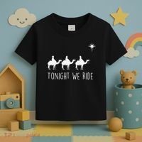 Three Wise and the North Star Tonight We Ride Christmas  Toddler T-Shirt thumb 3