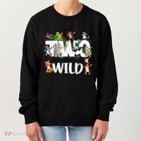 Two Wild Animals Safari 2 Years Jungle 2nd Second Birthday Women's Sweatshirt thumb 0