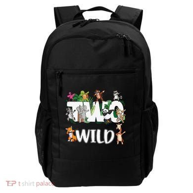 Two Wild Animals Safari 2 Years Jungle 2nd Second Birthday Backpack