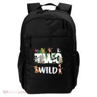 Two Wild Animals Safari 2 Years Jungle 2nd Second Birthday Backpack thumb 0