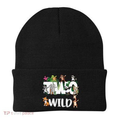 Two Wild Animals Safari 2 Years Jungle 2nd Second Birthday Beanie