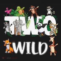 Two Wild Animals Safari 2 Years Jungle 2nd Second Birthday Women's Hoodie thumb 2